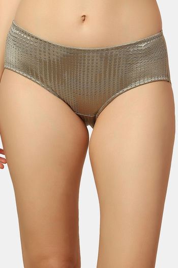 Buy Triumph Medium Rise Full Coverage Hipster Panty - Moss Green Old